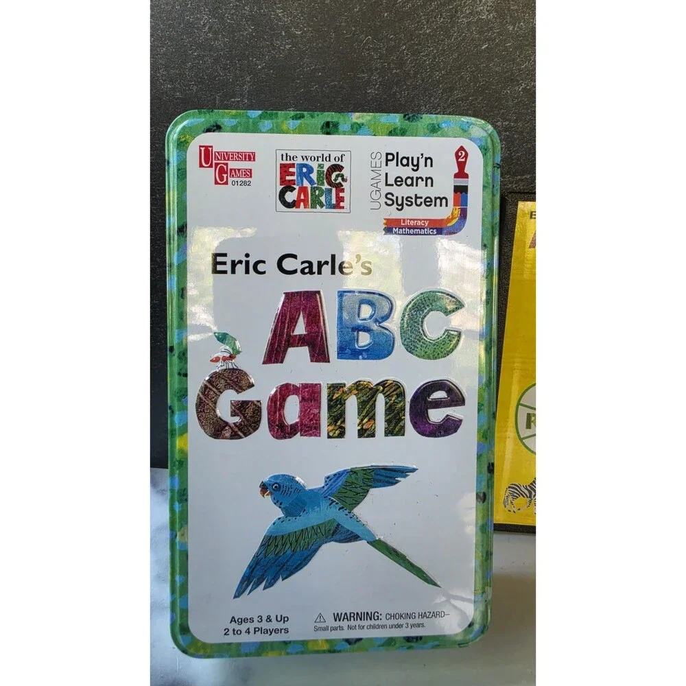 Eric Carle's ABC Game In A Tin READ Description